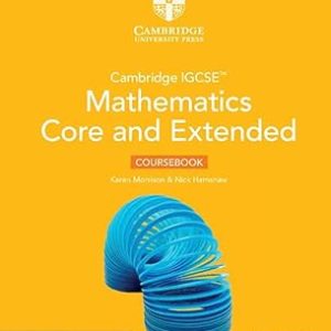 Cambridge IGCSE Math. Core and Extended Coursebook 3rd ed.