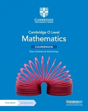 Cambridge O Level Mathematics Coursebook 3rd Edition