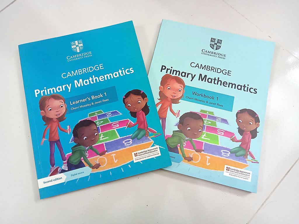 Cambridge Primary Mathematics learner's book and workbook 1