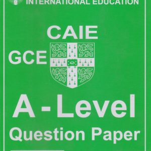Cambridge International AS &A Level Accounting Question Paper